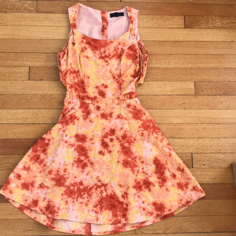 Bright Tye-dye style dress